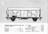 diagramme d'un wagon réfrigérant de type I provenant d'une brochure des DSB publiée en 1964