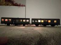 véhicules Fleischmann et RMA éclairés