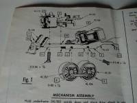 description du montage de la motorisation : une solution inefficace que Keyser reconduira vingt ans plus tard