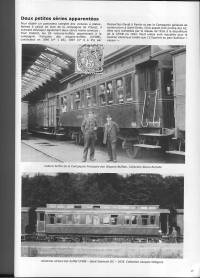 extrait d'un article consacré aux voitures de banlieue en bois de teck de la Compagnie de l'Ouest, paru sur le n° 8 de la revue "Rails d'Autrefois"