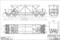 plan détaillé du wagon-trémie à ballast réel en provenance du même forum