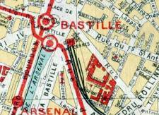 plan de la place vers 1900