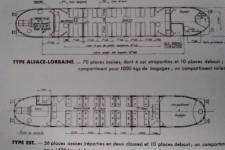 schéma des versions de caisses et disposition des aménagements intérieurs AL et EST schéma des versions de caisses et disposition des aménagements intérieurs AL et EST