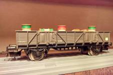 réf. 1104 à l'origine, avec chargement de barils de pétrole réf. 1104 à l'origine, avec chargement de barils de pétrole