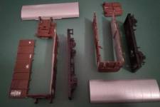 wagons endommagés, châssis de remplacement wagons endommagés, châssis de remplacement