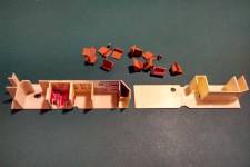 sleeper 8-1-2 : préparation de l'aménagement intérieur, comprenant 8 sections, 1 drawing room, 2 roomettes sleeper 8-1-2 : préparation de l'aménagement intérieur, comprenant 8 sections, 1 drawing room, 2 roomettes