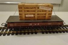 essai de mise en place du chargement sur le wagon essai de mise en place du chargement sur le wagon