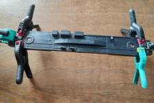 mise en place de boîtiers d'attelage à élongation Makette mise en place de boîtiers d'attelage à élongation Makette