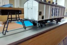 l'une des pièces manquantes, ici une échelle de remplacement l'une des pièces manquantes, ici une échelle de remplacement