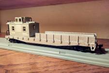 wagon d'accompagnement repeint, en attente de marquages wagon d'accompagnement repeint, en attente de marquages