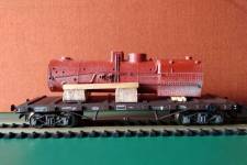 essai de positionnement de la chaudière sur le wagon essai de positionnement de la chaudière sur le wagon