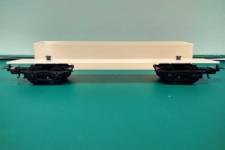 mise en place du châssis sur les bogies après préparation mise en place du châssis sur les bogies après préparation