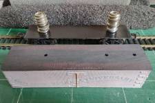 toit arrondi après ponçage, lestage du châssis toit arrondi après ponçage, lestage du châssis