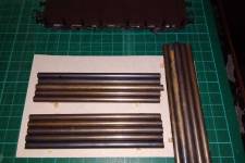 empilage des tuyaux, première couche empilage des tuyaux, première couche