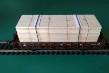 wagon terminé, chargement arrimé wagon terminé, chargement arrimé