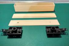 les éléments constituant une remorque : caisse, toit et châssis Modélisme-Collections, bogies Lima les éléments constituant une remorque : caisse, toit et châssis Modélisme-Collections, bogies Lima